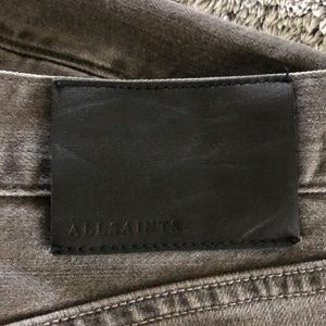 All Saints grey skinny Jeans size 32